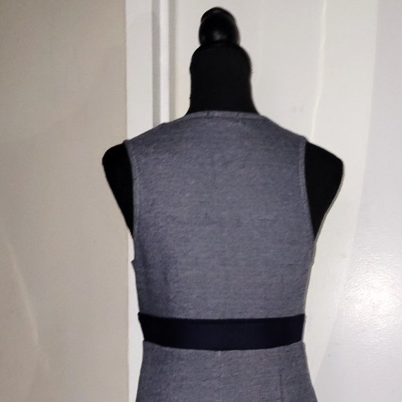 Intimissimi Gray/Black Jewel Button Sleeveless Jumper - M - Picture 5 of 7